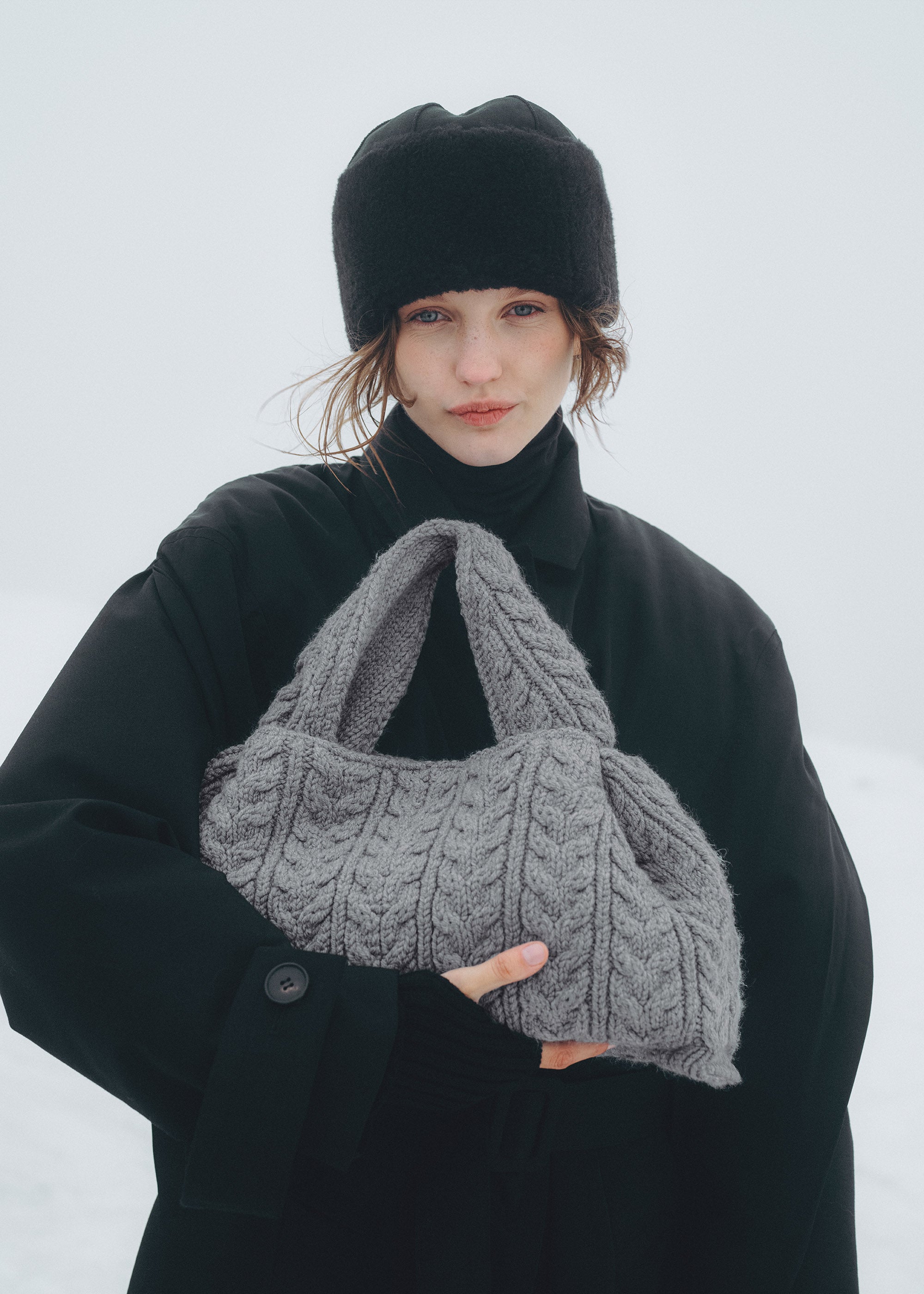 Numéro Neuf Large - Merino Stone